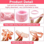 16pcs Skincare Headband Set, Headband Set - Image 3