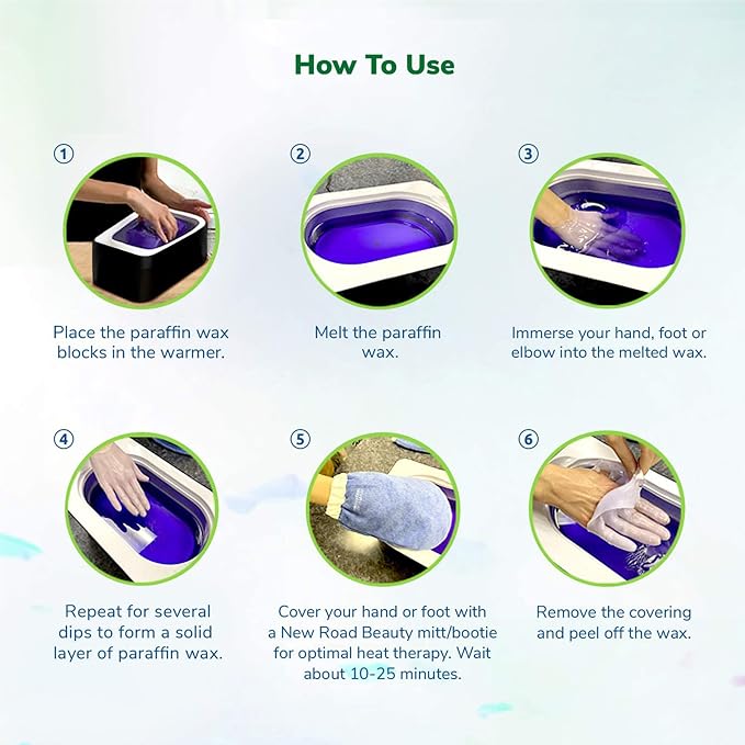 Paraffin Wax Machine for Hand and Feet, Paraffin Wax Kit, Quick Heating Touch - Image 4