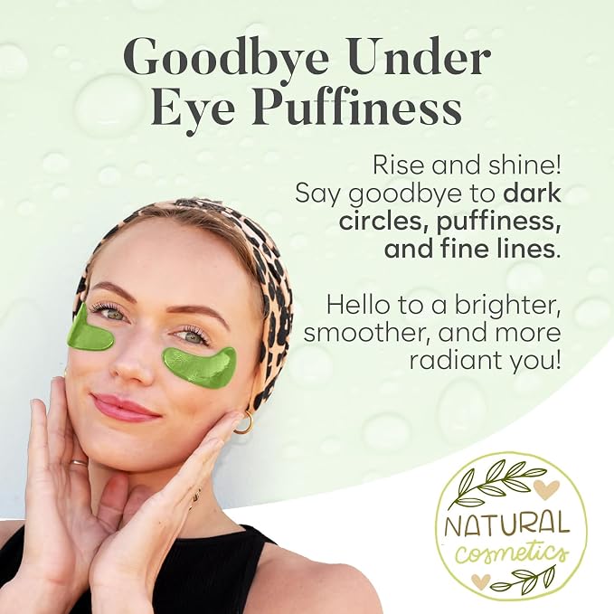BLOOMORA Green Tea Under Eye Patches - Image 3