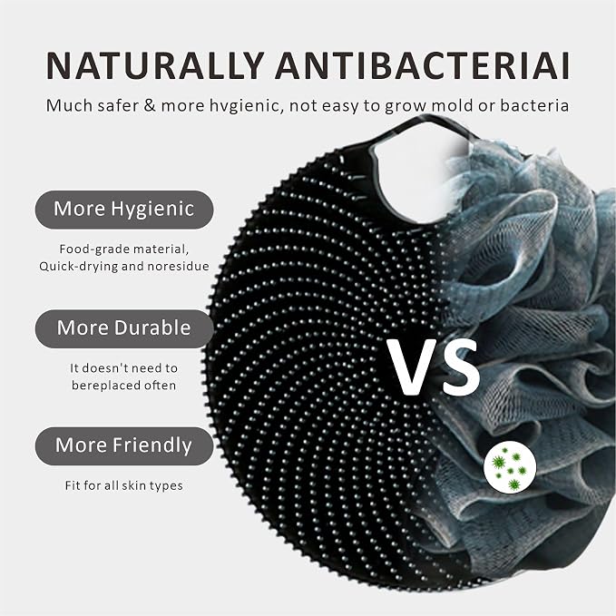 Soft Silicone Face Scrubber, Body Scrubber - Image 7