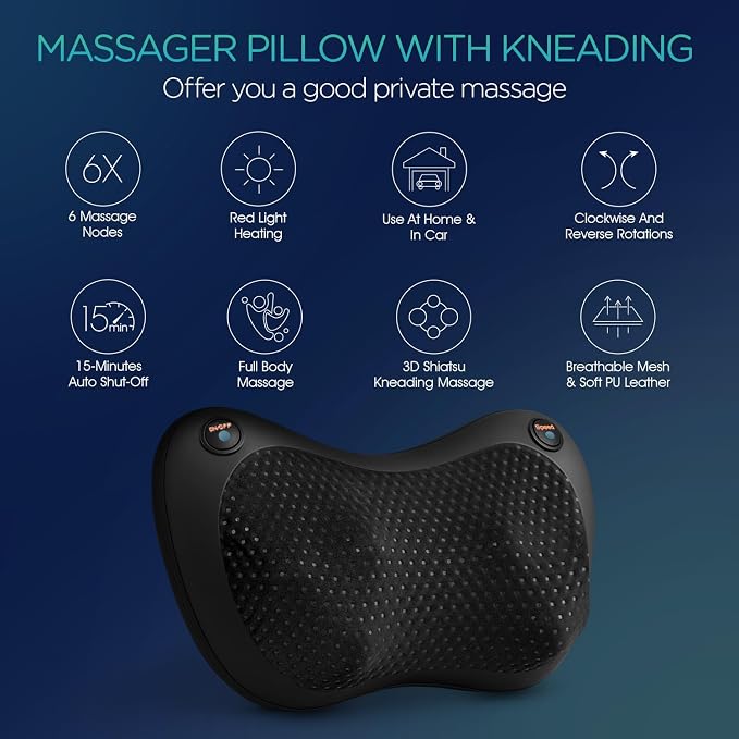 VOYOR-HEALTH Shiatsu Neck and Back Massager - Image 2
