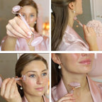 THE HEART COMPANY | Premium Rose Quartz Face Roller | Face Roller Skin Care - Image 6