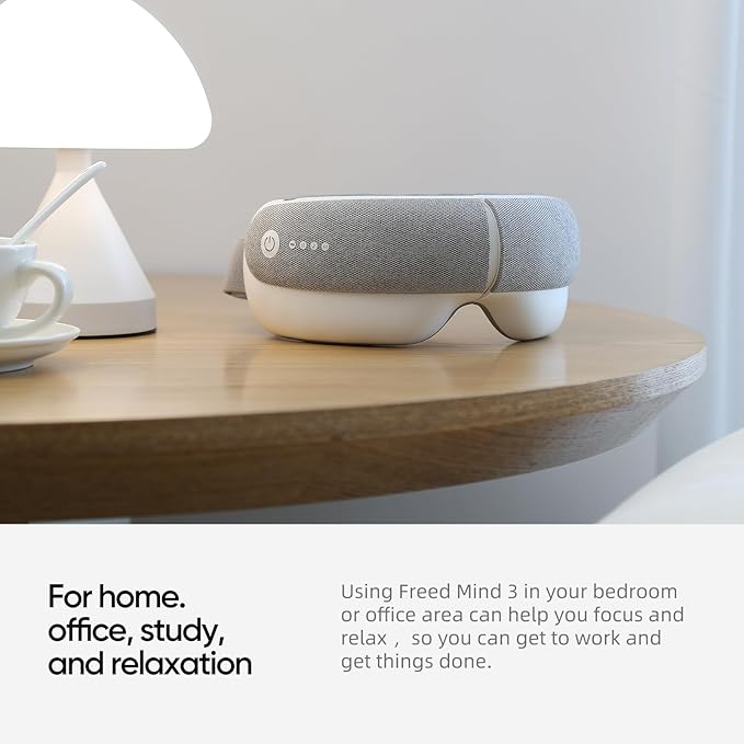 Eye Massager & Bluetooth Heat Sleep mask, Parents Gift Sets |With storage bag & - Image 4