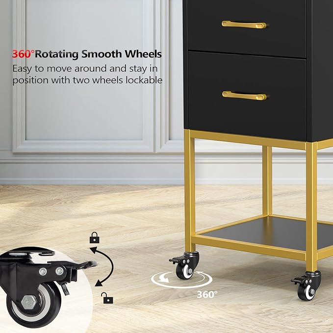 OmySalon Beauty Salon Storage Trolley Cart, Salon Station - Image 7