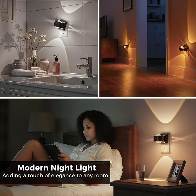L LOHAS LED Night Light Projector, Night Lights Plug into Wall, - Image 7
