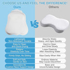 Soft Silicone Bath Pillow, Adjustable Airbag Ergonomic Neck Support Design - Image 4