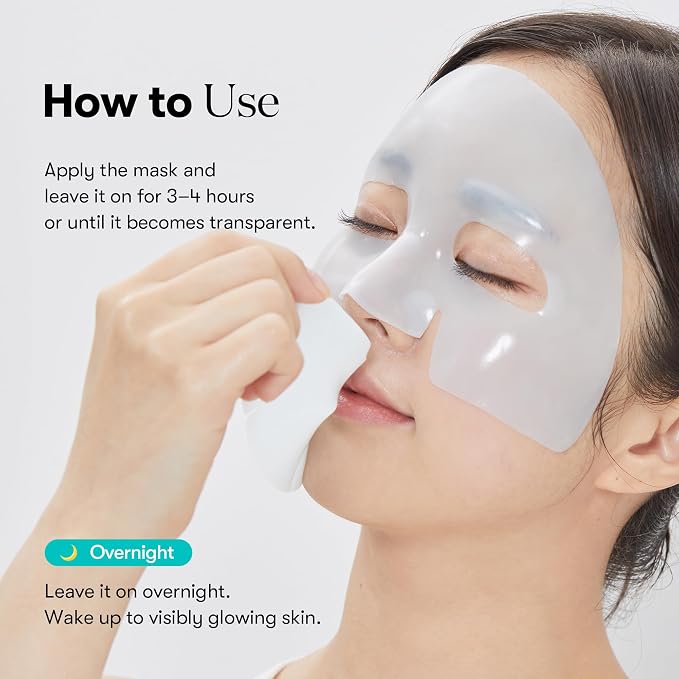 VT COSMETICS PDRN Hydrogel Mask, Intensive Nourishing & Rejuvenating Overnight - Image 6