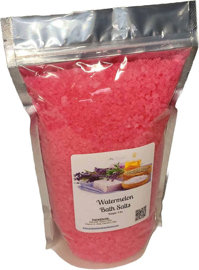 Bath Salts | 4lb Bag | Choose Your Scent | Epsom Salt | Sea Salt| Bathing | by Bulk+Salts+Bath+%26+Body