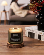 M&SENSE Bamboo Peony Scented Candle, 11.6oz Aromatherapy Jar Candle, 70 Hour - Image 8