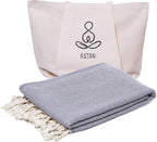 ATANI 69x35 in Oversized Turkish Beach Towel Set by ATANI