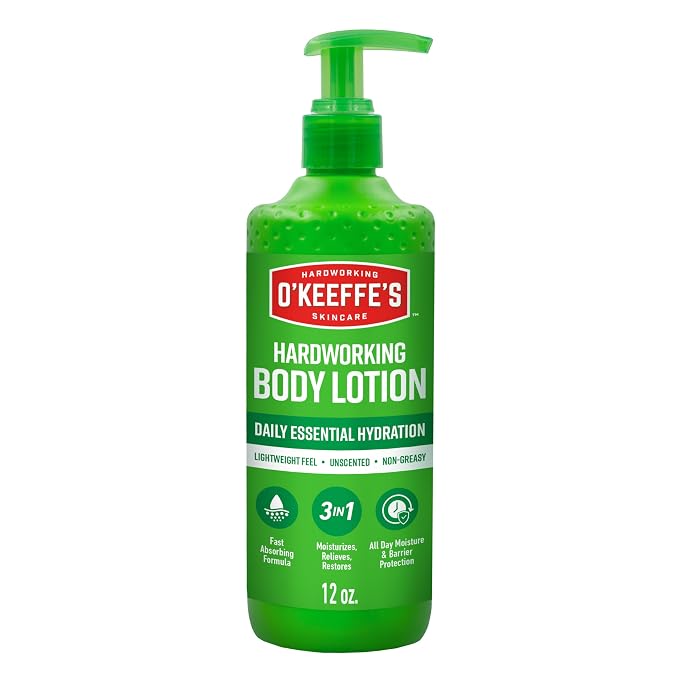 O'Keeffe's Hand and Body Lotion - 12 oz Pump - Daily Essential Hydration by OKeeffes