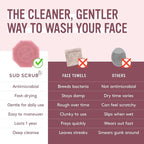 Sud Scrub® Antimicrobial Silicone Face Scrubber, 1 Pack, Gentle Face Exfoliator - Image 3