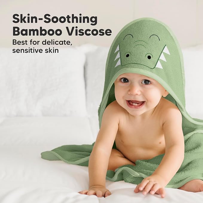 KeaBabies Hooded Baby Towel for Newborn - Image 3