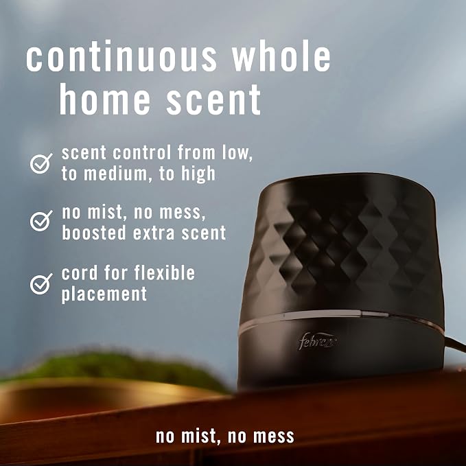 Febreze Plug Scent Booster Starter Kit, Oil Diffuser, Air Freshener Plug in - Image 3