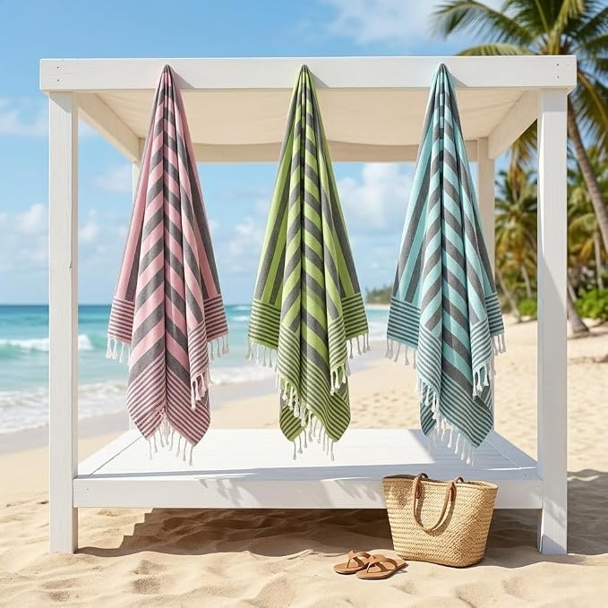 Cotton Turkish Beach Towel - Image 8