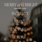 Sweet Water Decor Merry and Bright Candle - Image 2