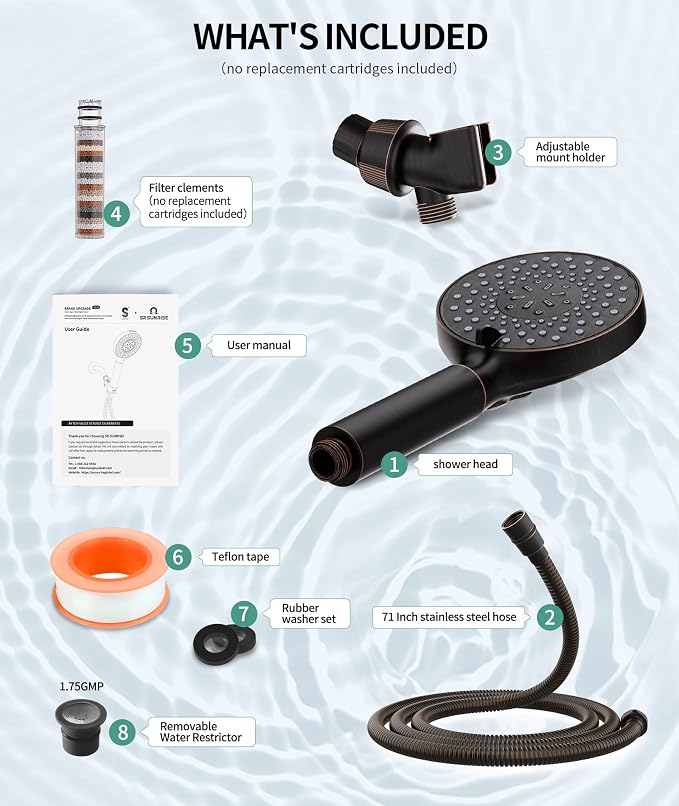 SR SUN RISE Filtered Shower Head - Image 9