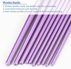 BOSOBO Paint Brushes Set, 2 Pack 20 Pcs Round Pointed Tip Paintbrushes Nylon - Image 5