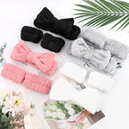 CIEHER 12 PCS Makeup Headband for Women Wrist Washband Scrunchies Cuffs for - Image 8
