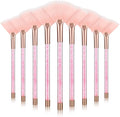 9 Pieces Facial Fan Mask Brushes, Soft Facial Applicator Brushes Tools by Maitys