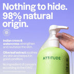 ATTITUDE Body Wash, EWG Verified Shower Gel, Dermatologically Tested, Plant and - Image 3