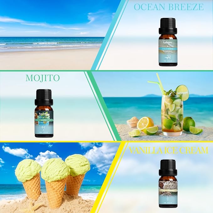 SALKING Summer Fragrance Oils Set, Premium Essential Oils Gift Set - Image 3