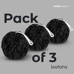 MainBasics Bath Shower Loofah Sponge Pouf Body Scrubber Exfoliator Body Wash - Image 6