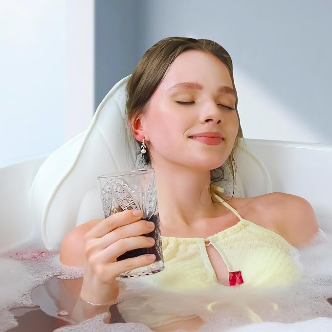 Poemland Luxury Thick Full Body Bath Pillows Mat & Cushion - Image 2