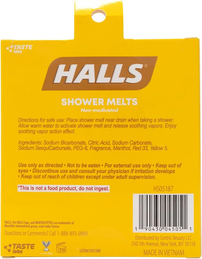 Halls Soothing Shower Melts 5 Pack - Image 4