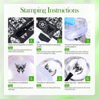 Born Pretty Nail Art Stamping Polish Holographic Chameleon Effect Fingernail - Image 8