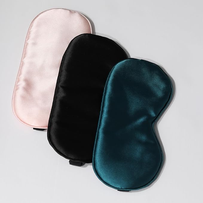Sleep Mask Silk Eye Mask for Sleeping, Super Soft Blackout Eye Mask for Women by L%C3%93VFEIFAN