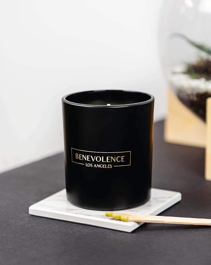 Benevolence LA Lavender & Lilac Scented Candle | Soy Christmas Candles - Image 3