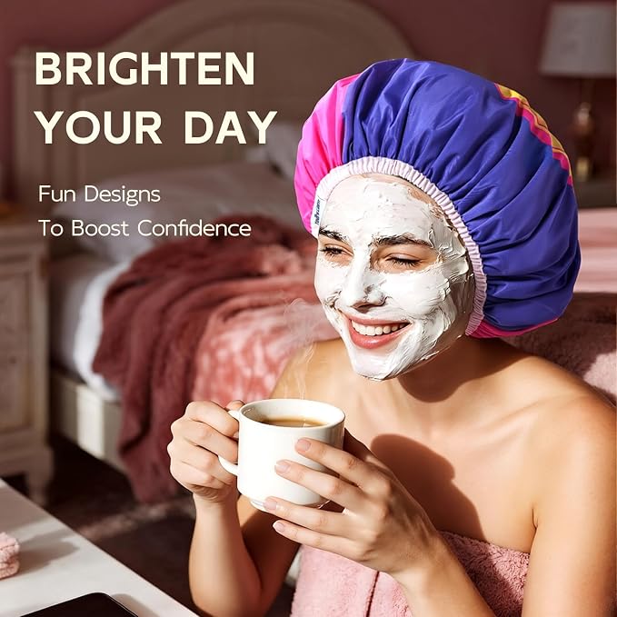 Years Calm Waterproof Shower Cap - Image 4