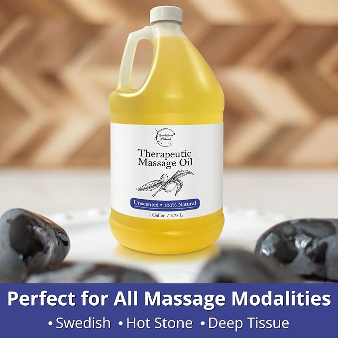 Unscented Massage Oil for Massage Therapy | 100% Natural Body Oil | Premium - Image 4