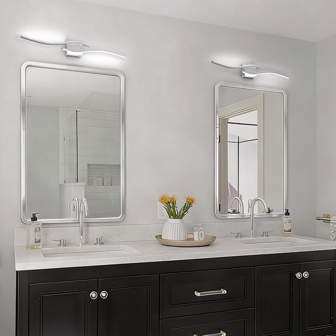 Espird 23inch Led Bathroom Vanity Light Bar, Brushed Nickel 5CCT Dimmable - Image 7