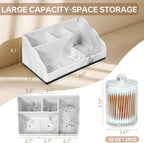 TuCao Marble Bathroom Countertop Organizer, Toothbrush Holders - Image 6