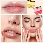 2 PCS Bee Lip Balm Lip Mask Honey Pot, Honey & Strawberry Lip Mask Propolis - Image 3