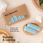 6-Pack Baby Washcloths – Soft Absorbent Viscose from Bamboo Washcloths - Image 7