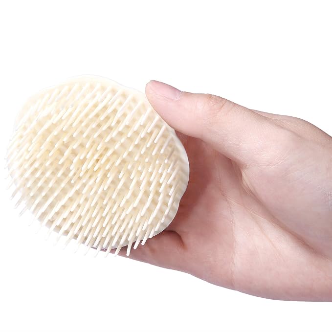 Aroveea Hair Scalp Brush Dandruff Cleaning Brush Shower Scalp Shampoo Brush - Image 2