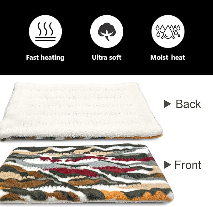 Pasonio Electric Heating Pad for Back Pain Relief - Image 2