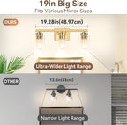 3-Light Bathroom Light Fixtures, Classic Wall Light Fixture - Image 6