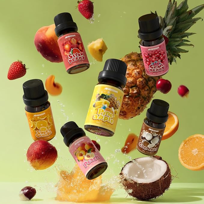 ARVIDSSON Fruits Essential Oils Set, Natural Fruity Fragrance Oil - Image 5