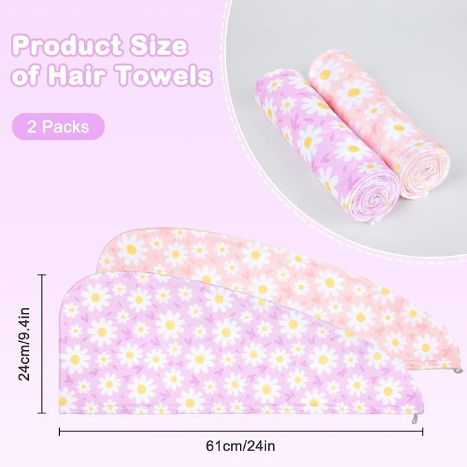 FIOBEE Microfiber Hair Towel Wrap - Image 6
