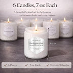 Scented Candles Gift Set for Women, 6 Pack Aromatherapy Soy Candles for Home - Image 4