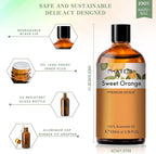 Sweet Orange Essential Oil, 3.38Fl.Oz PHATOIL Pure Essential Oil Singles - Image 3