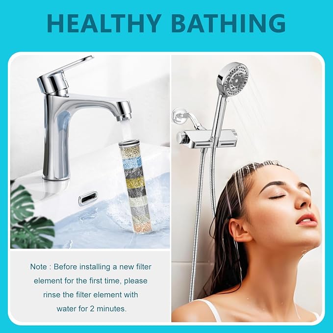 Multi-Stage Shower Filter Replacement Compatible - Image 2