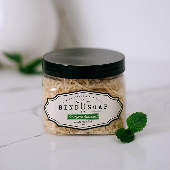 Eucalyptus Spearmint Milk Bath, 100% Natural Ingredients, Gentle Cleanser by BendSoapCo