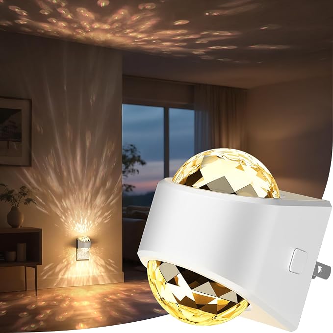Briignite Night Light, Night Lights Plug into Wall, LED Projector Night Light by WelcometoBriigniteenjoyyourtimehere