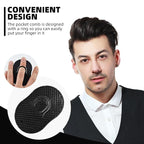 Soft 'N Style 6 Packs Pocket Palm Combs, Shampoo Comb, Massager Hair Brush Comb - Image 5