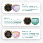 Crystal Bath Bombs Gift Set – Aromatherapy Geode Fizzies - Image 6